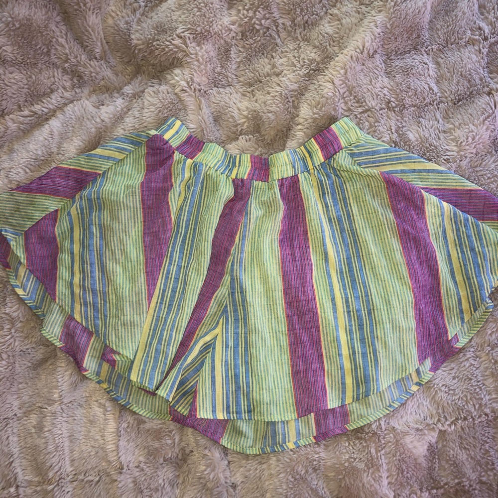 multicolored skirt from preety little thing